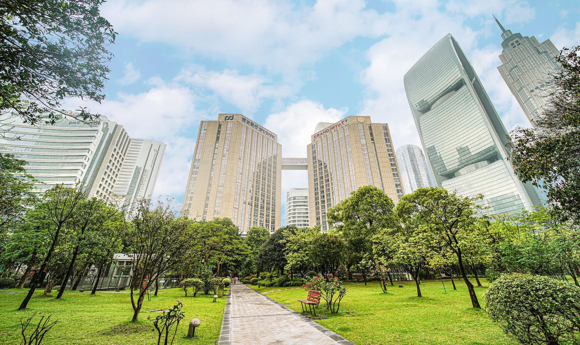 Отель Grand Hyatt Гуанчжоу Экстерьер фото